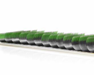 0,07 мм Мигли Омбре ефект Зелено - OMBRE GREEN