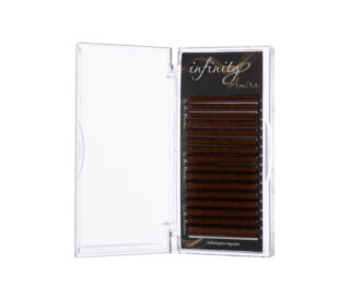 Brown lashes AMIRA 0,07 мм color A