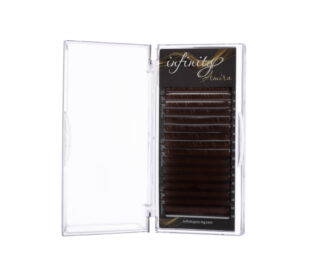 Brown lashes AMIRA 0,07 мм color B