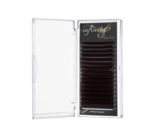 Brown lashes AMIRA 0,07 мм color C